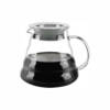 EPINOX Cam Drip Kahve Servis Sürahisi - Drip Coffee Server - 600 ml - Isıya Dayanıklı Borosilikat Cam, Çok Renkli