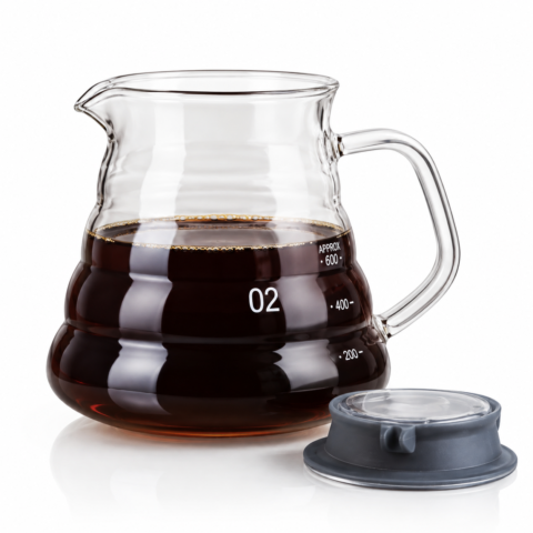 EPINOX Cam Drip Kahve Servis Sürahisi 600 ml
